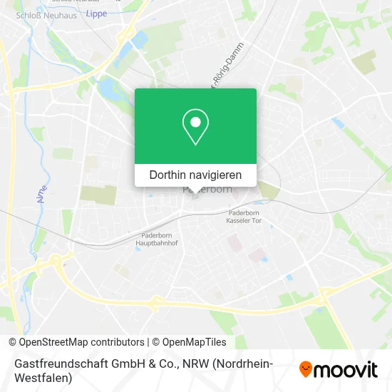 Gastfreundschaft GmbH & Co. Karte