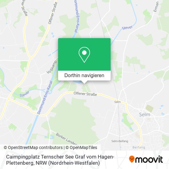 Caimpingplatz Ternscher See Graf vom Hagen-Plettenberg Karte