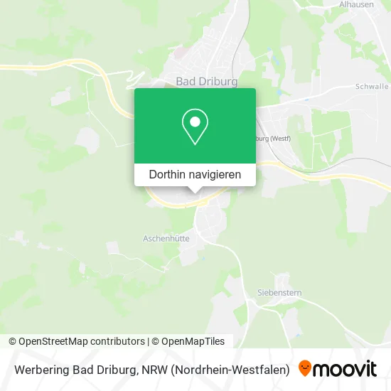 Werbering Bad Driburg Karte