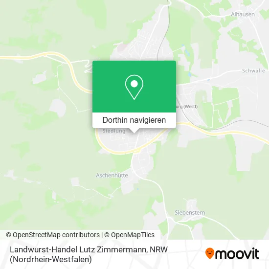 Landwurst-Handel Lutz Zimmermann Karte