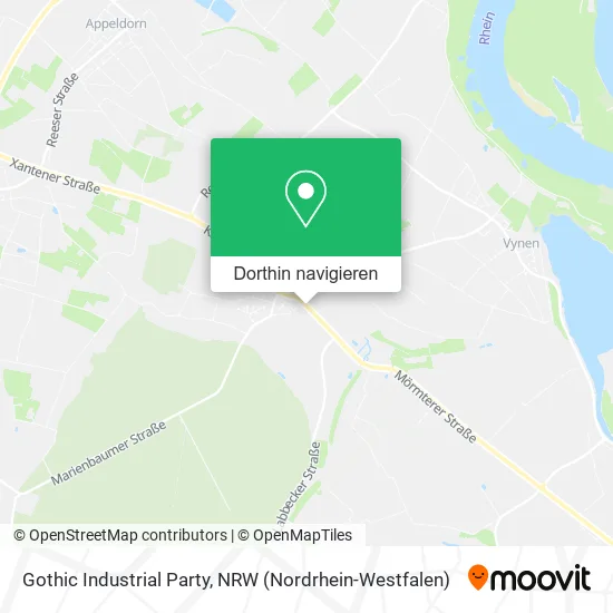 Gothic Industrial Party Karte