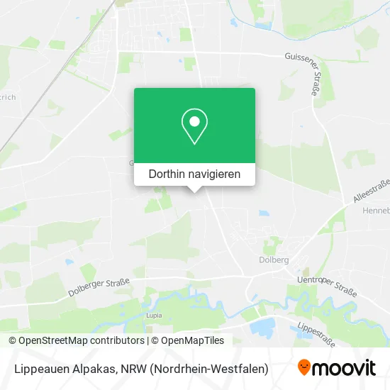 Lippeauen Alpakas Karte