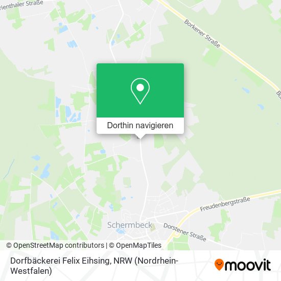 Dorfbäckerei Felix Eihsing Karte