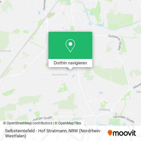 Selbsterntefeld - Hof Stratmann Karte