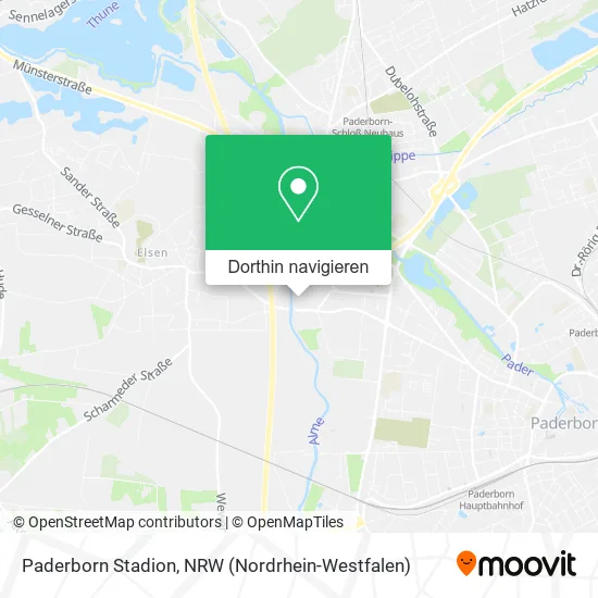 Paderborn Stadion Karte