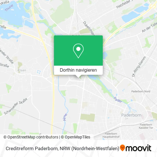 Creditreform Paderborn Karte