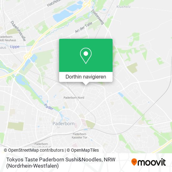 Tokyos Taste Paderborn Sushi&Noodles Karte