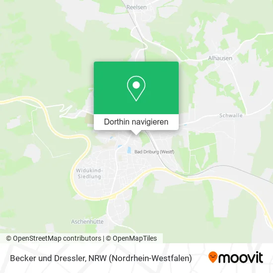 Becker und Dressler Karte