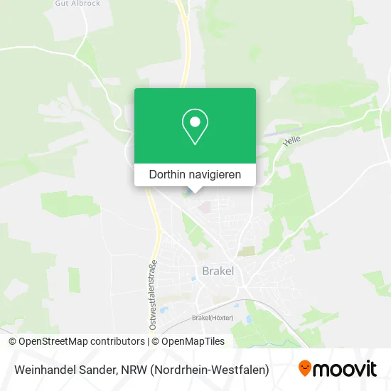 Weinhandel Sander Karte