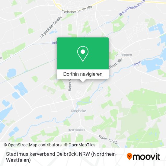 Stadtmusikerverband Delbrück Karte