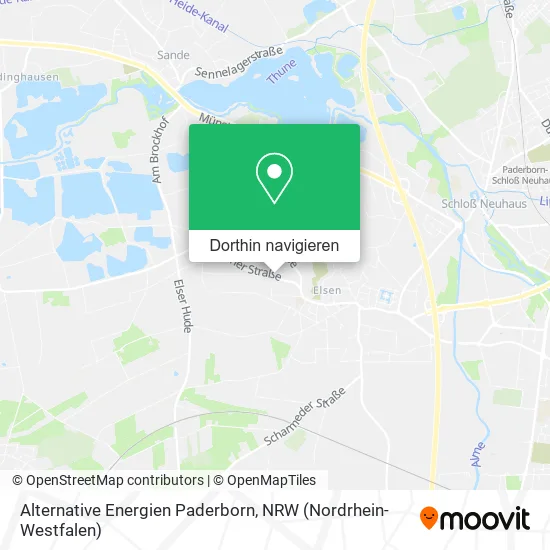 Alternative Energien Paderborn Karte