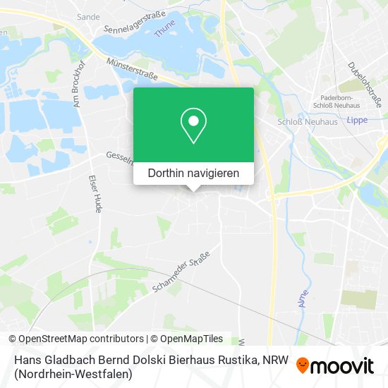 Hans Gladbach Bernd Dolski Bierhaus Rustika Karte