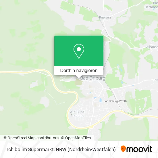 Tchibo im Supermarkt Karte