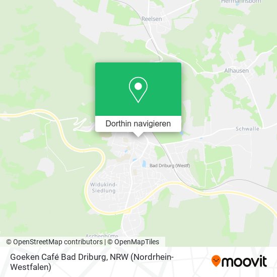 Goeken Café Bad Driburg Karte