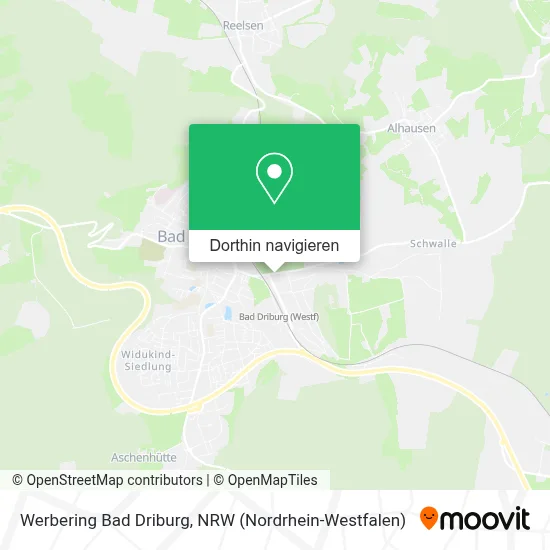 Werbering Bad Driburg Karte