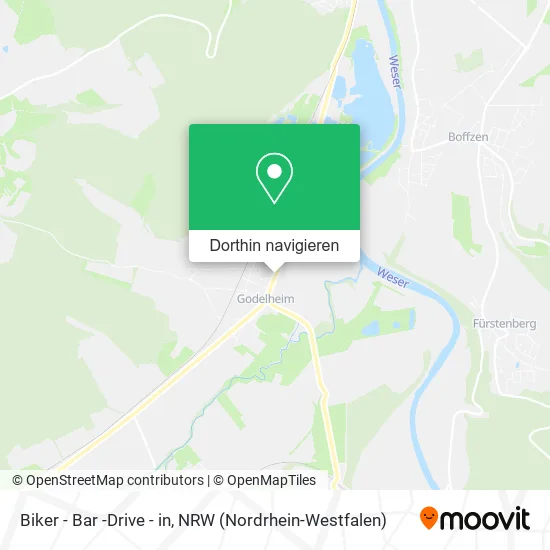 Biker - Bar -Drive - in Karte