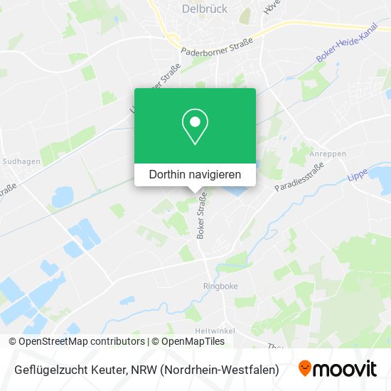 Geflügelzucht Keuter Karte