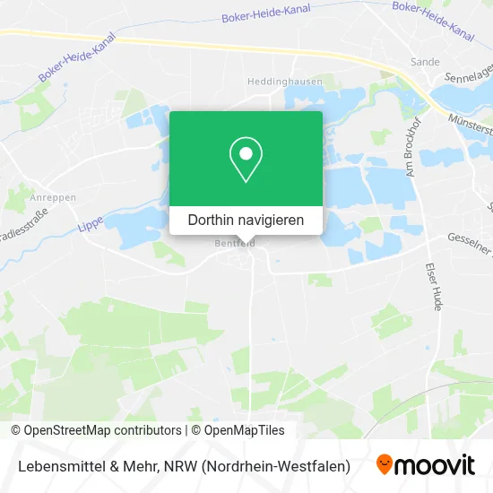 Lebensmittel & Mehr Karte