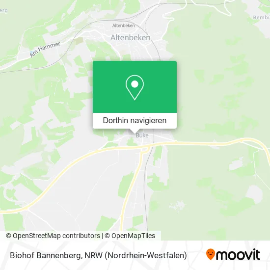 Biohof Bannenberg Karte