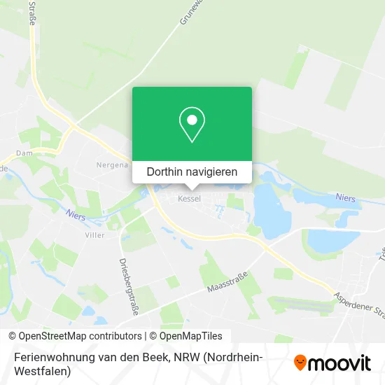 Ferienwohnung van den Beek Karte