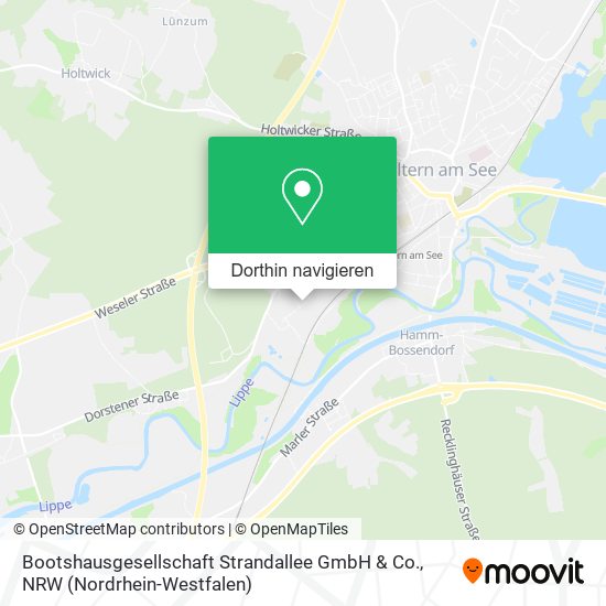 Bootshausgesellschaft Strandallee GmbH & Co. Karte