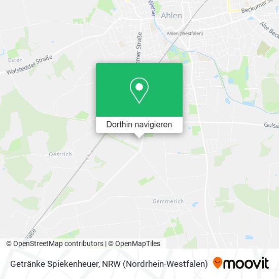 Getränke Spiekenheuer Karte