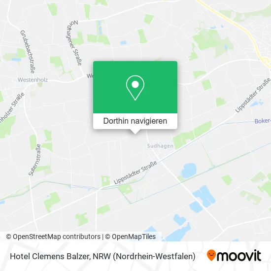 Hotel Clemens Balzer Karte