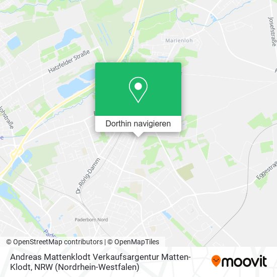 Andreas Mattenklodt Verkaufsargentur Matten- Klodt Karte
