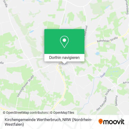 Kirchengemeinde Wertherbruch Karte