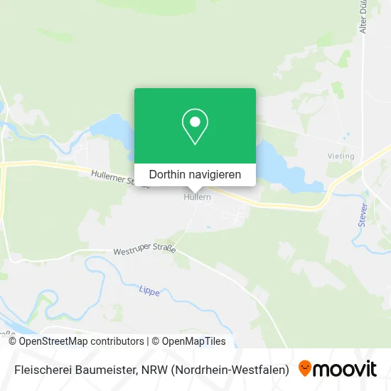 Fleischerei Baumeister Karte