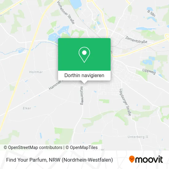 Find Your Parfum Karte