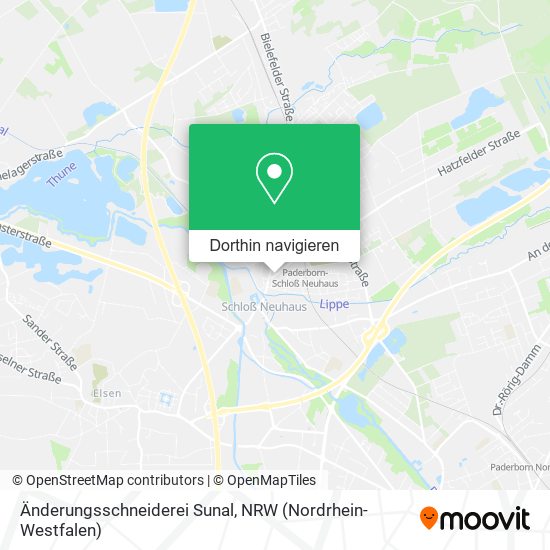 Änderungsschneiderei Sunal Karte