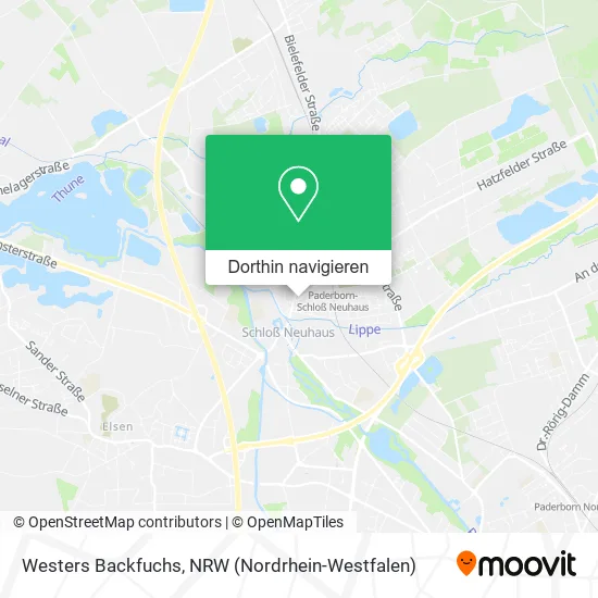 Westers Backfuchs Karte