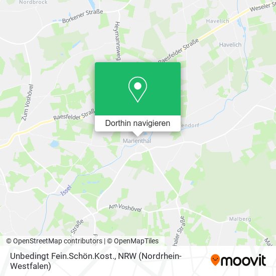 Unbedingt Fein.Schön.Kost. Karte
