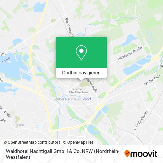 Waldhotel Nachtigall GmbH & Co Karte