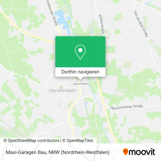 Maxi-Garagen Bau Karte