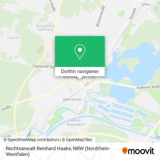 Rechtsanwalt Reinhard Haake Karte
