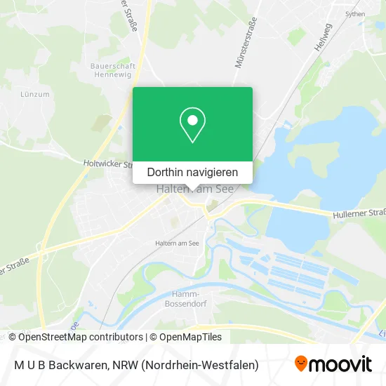 M U B Backwaren Karte