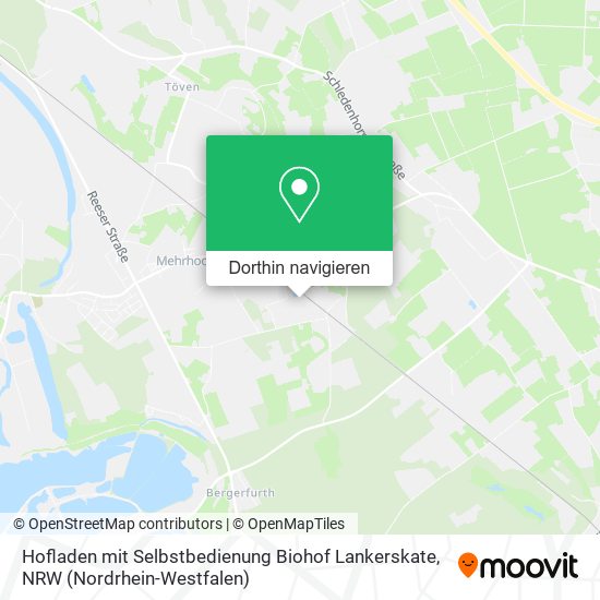 Hofladen mit Selbstbedienung Biohof Lankerskate Karte