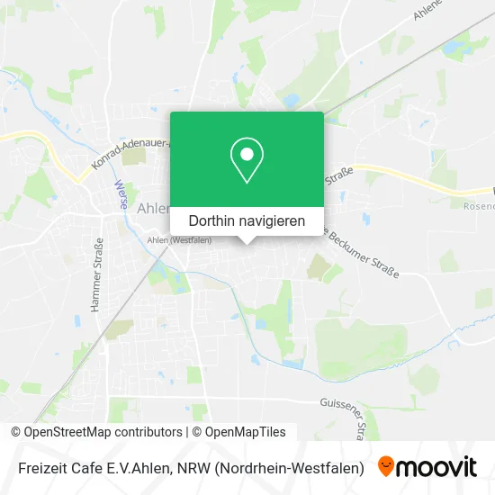 Freizeit Cafe E.V.Ahlen Karte