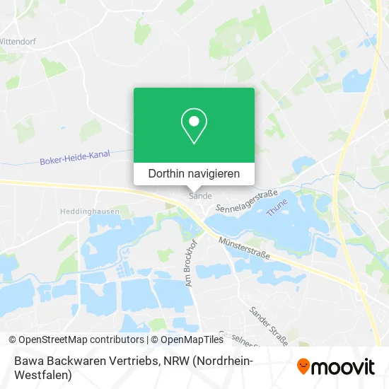 Bawa Backwaren Vertriebs Karte
