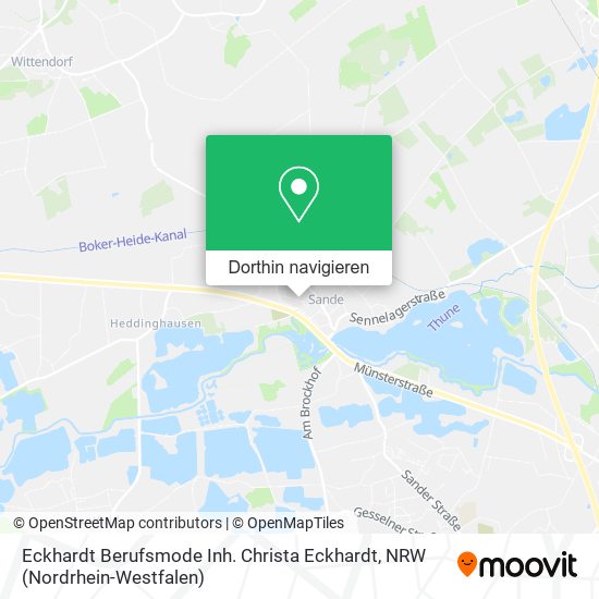 Eckhardt Berufsmode Inh. Christa Eckhardt Karte