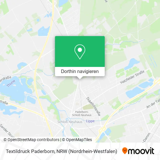 Textildruck Paderborn Karte