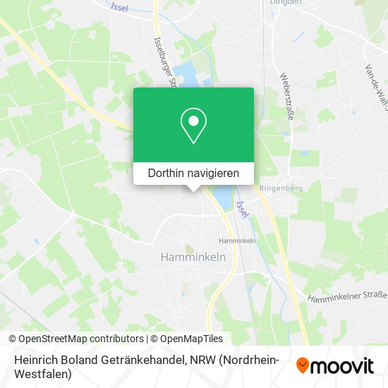 Heinrich Boland Getränkehandel Karte