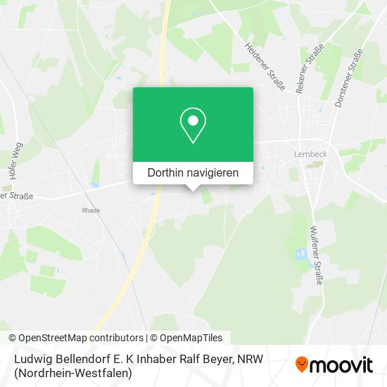 Ludwig Bellendorf E. K Inhaber Ralf Beyer Karte