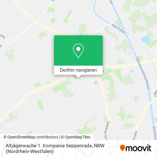Altjägerwache 1. Kompanie Seppenrade Karte