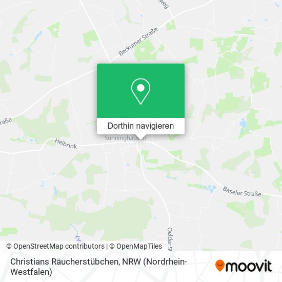 Christians Räucherstübchen Karte