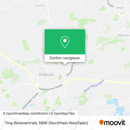 Tmg Reisevertrieb Karte