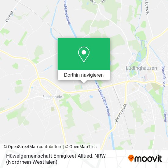 Hüwelgemeinschaft Ennigkeet Alltied Karte