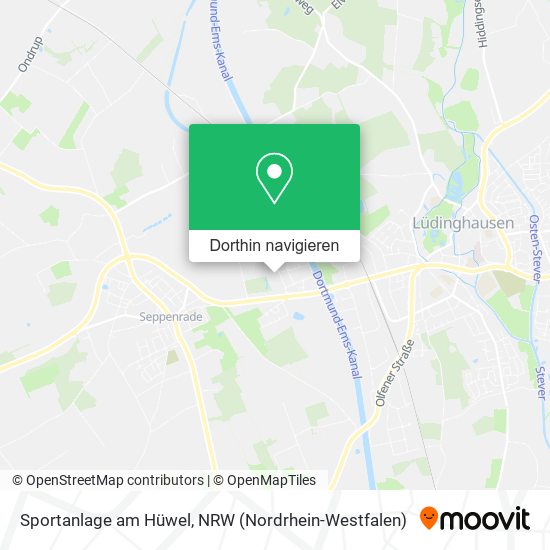 Sportanlage am Hüwel Karte